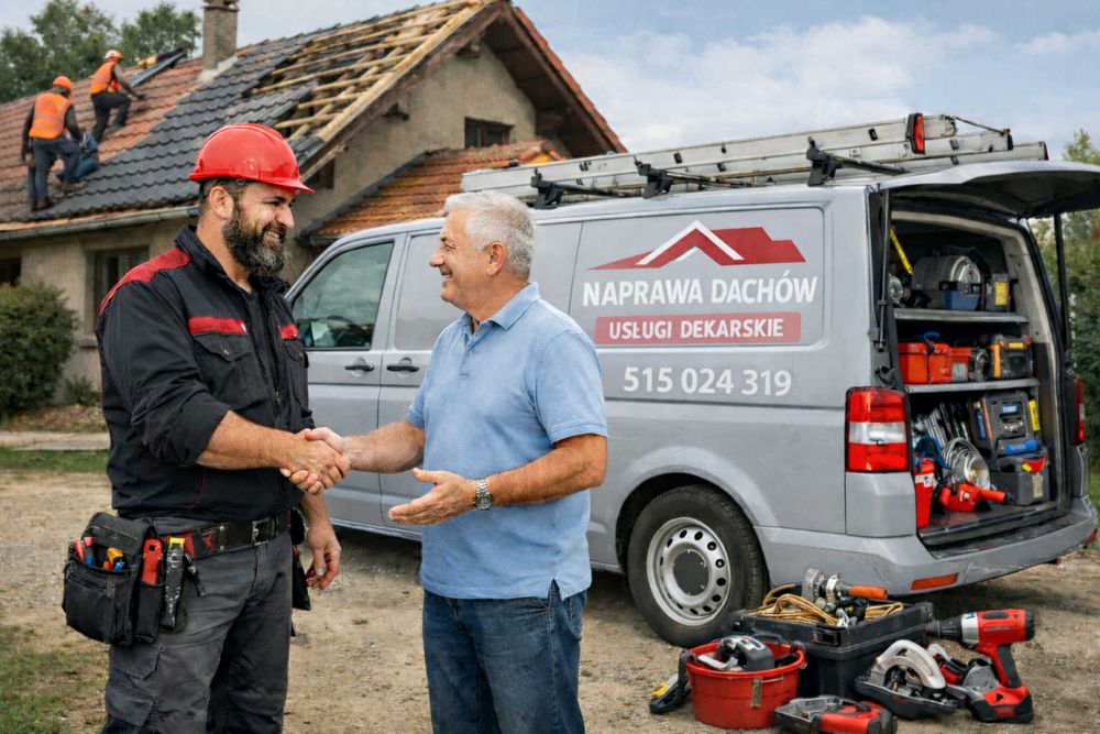 Usługi Dekarskie Kompleksowo- Montaż Dachu, Rynien i Papy oraz Naprawy