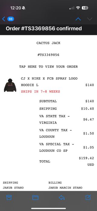 Travis Scott X Nike X FCB Spray Logo Hoodie