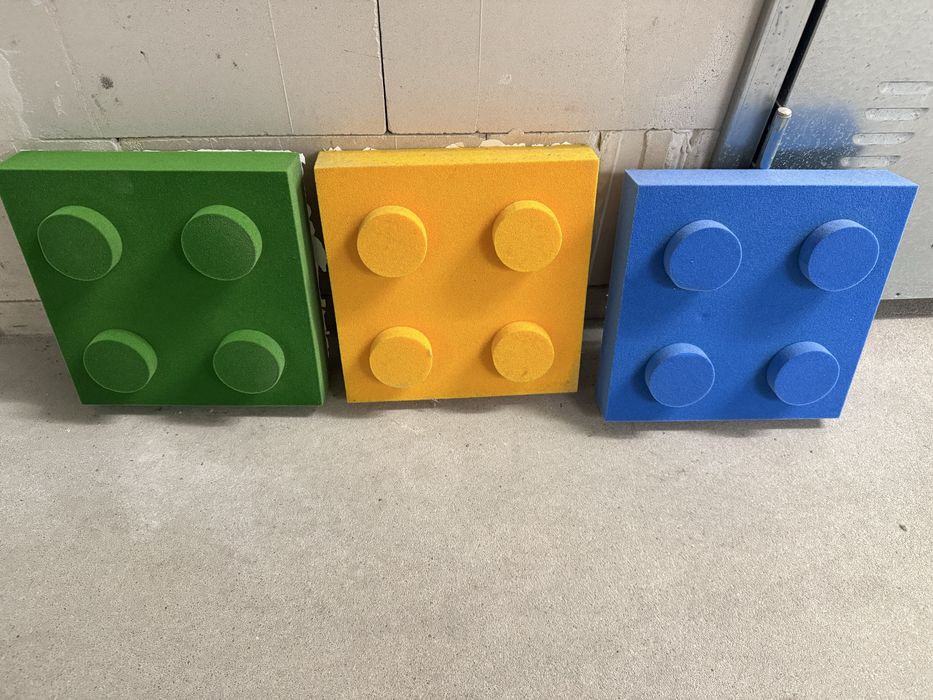 Panele ścienne lego