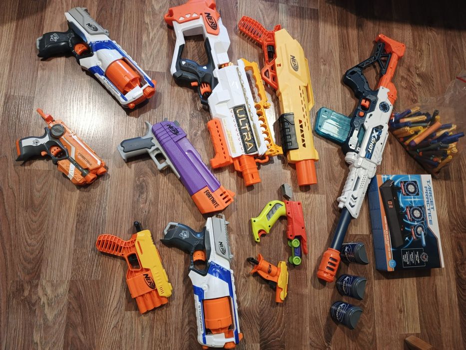 Nerf nerfy duży zestaw