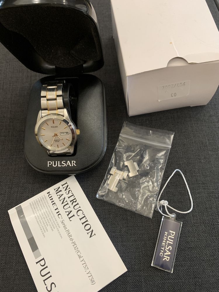 Pulsar top kinetic watch