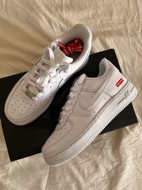 Nike Air Force 1 Low Supreme White R.38