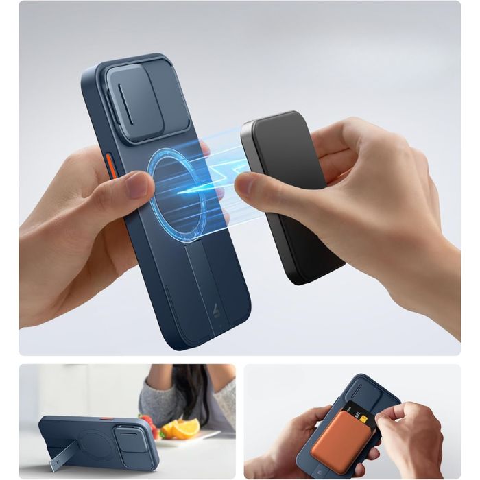 SURITCH etui iPhone 14 Pro Max MagSafe osłona aparatu podstawka