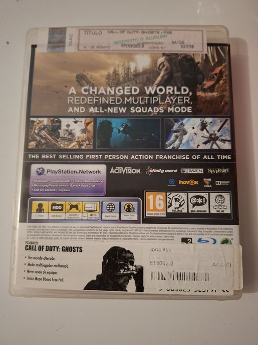Cod ghosts ps3 videojogo