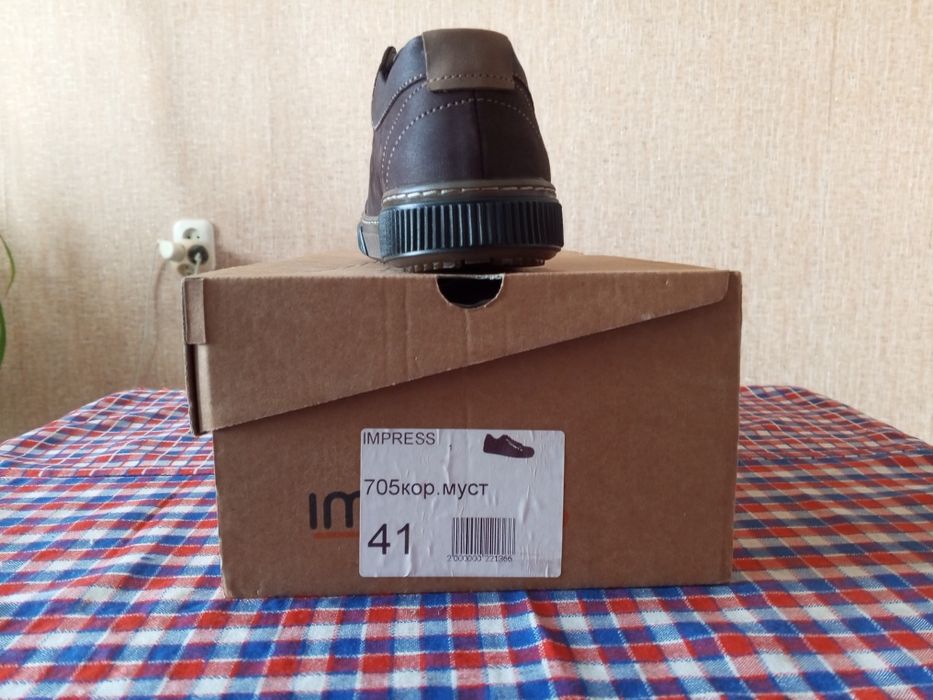 Туфли-   мокасины кожаные