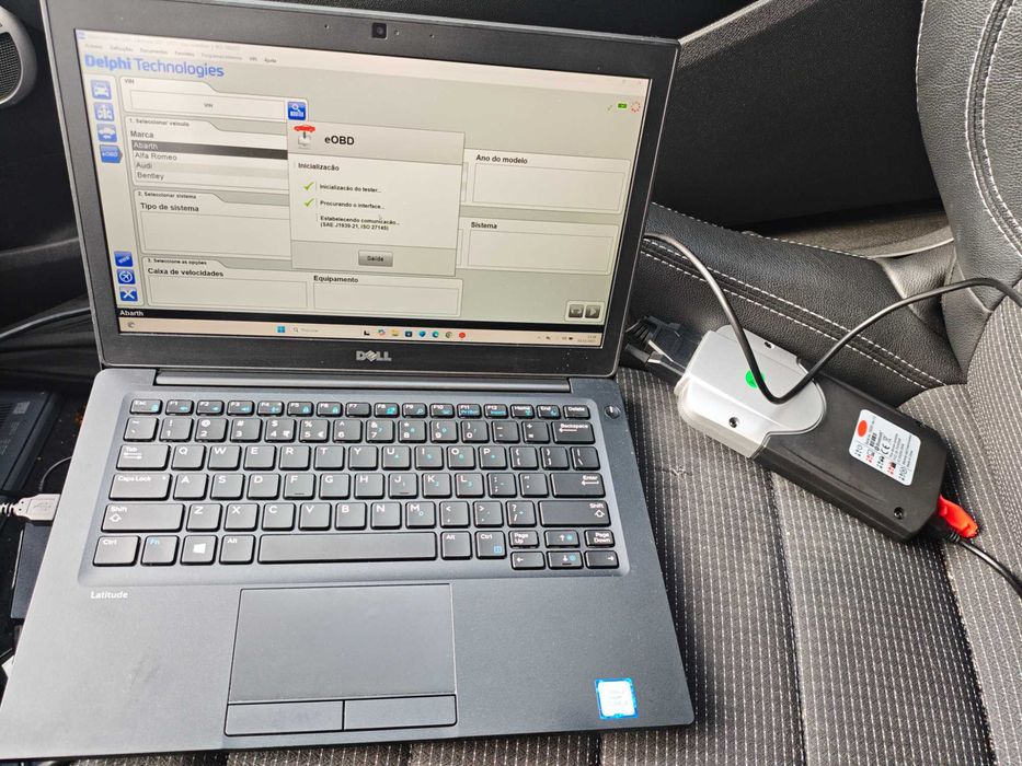 Máquina de diagnósticos  para carros e camiões