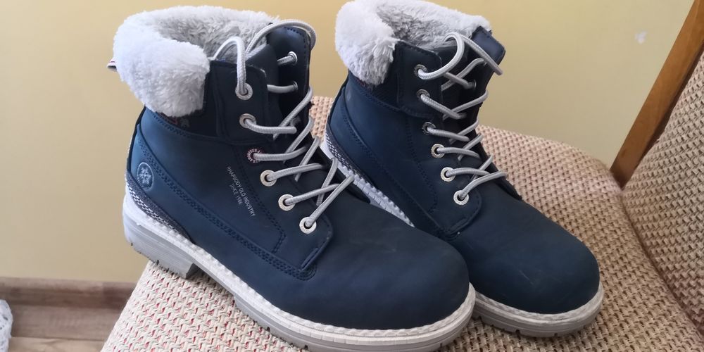 Super Okazja Buty zimowe śniegowce trapery American Club 36 Jak Nowe