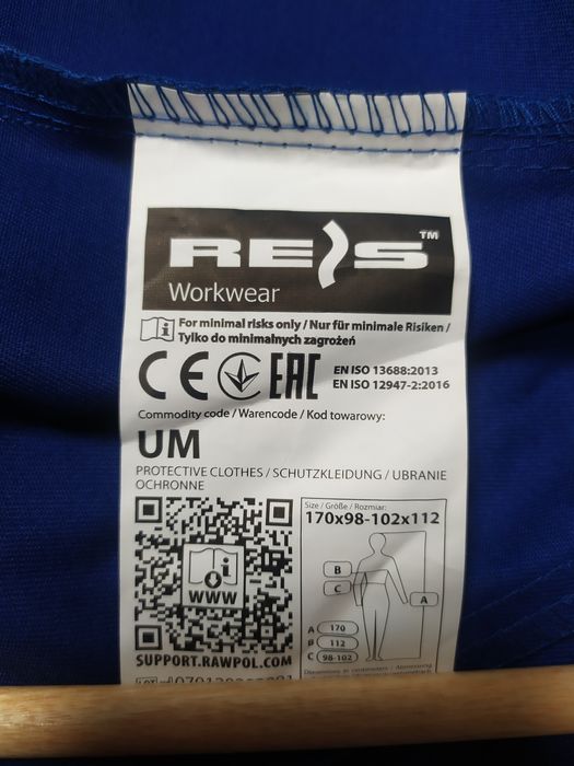 Bluza robocza Reis Master rozmiar M