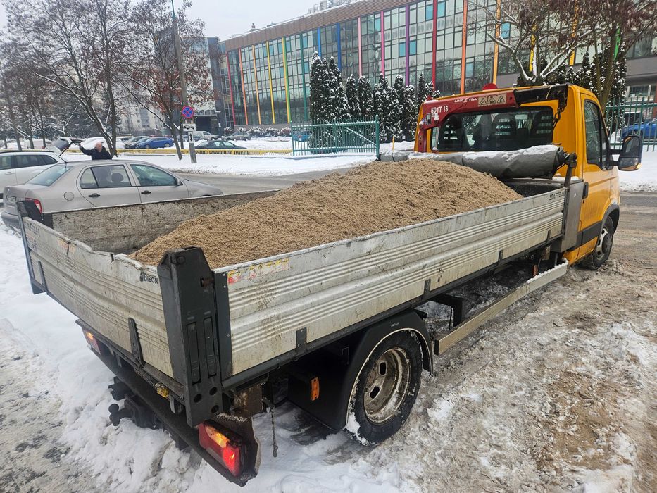 Piach wislak piasek wislany t 3t mala wywrotka W-waranspory