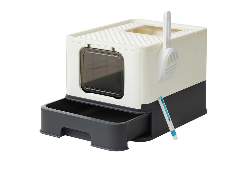 feandrea kuweta dla kota 15 kg wysuwana taca szufelka zamykana