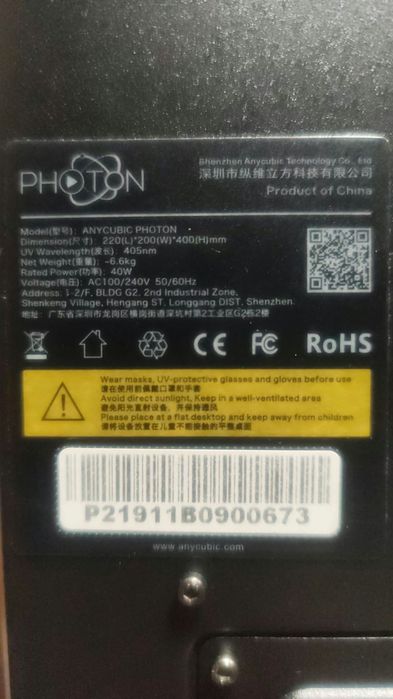Sprzedam nową drukarkę 3D Anycubic Photon