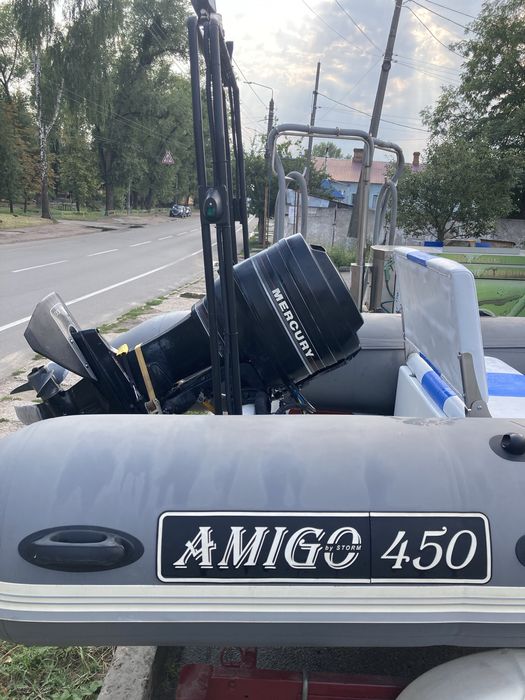 Лодка Rib Amigo 450., меркури 50