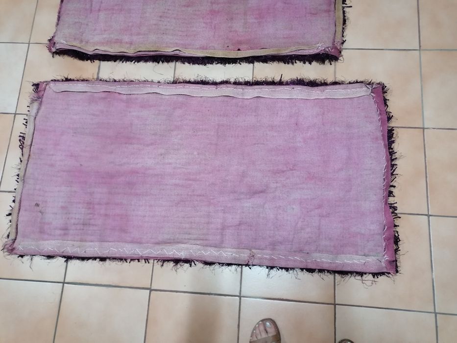 Terno de tapetes roxo