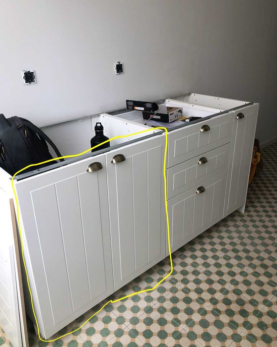 Porta cozinha, STENSUND, branco, 40x80 cm - IKEA
