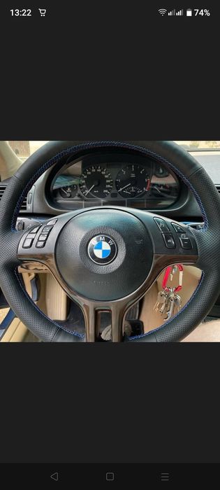 Продам обшивку на руль bmw e46 e39 e53