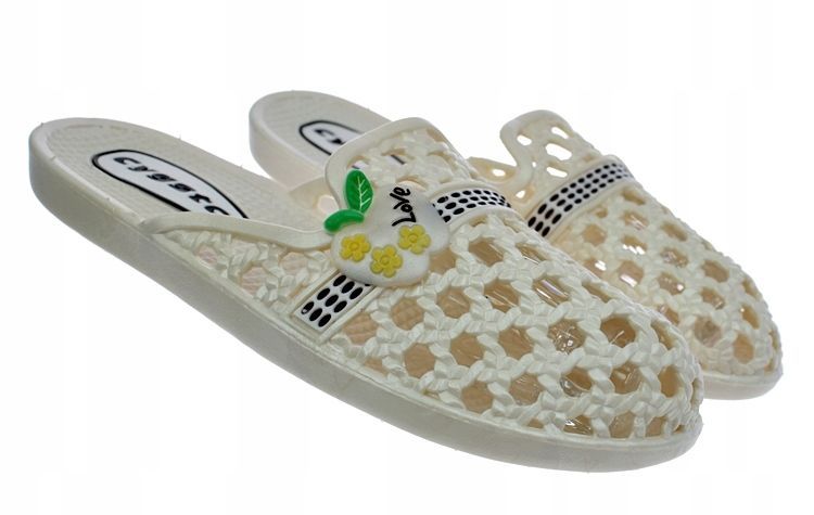 klapki damskie meliski ercu idalne na basen plażę gumowe 5349 roz. 41