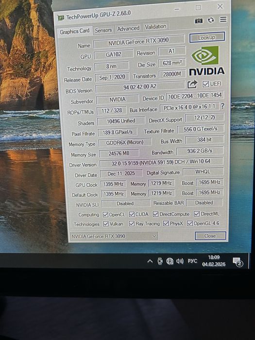 Видеокарта. KFA2  RTX 3090 24gb!