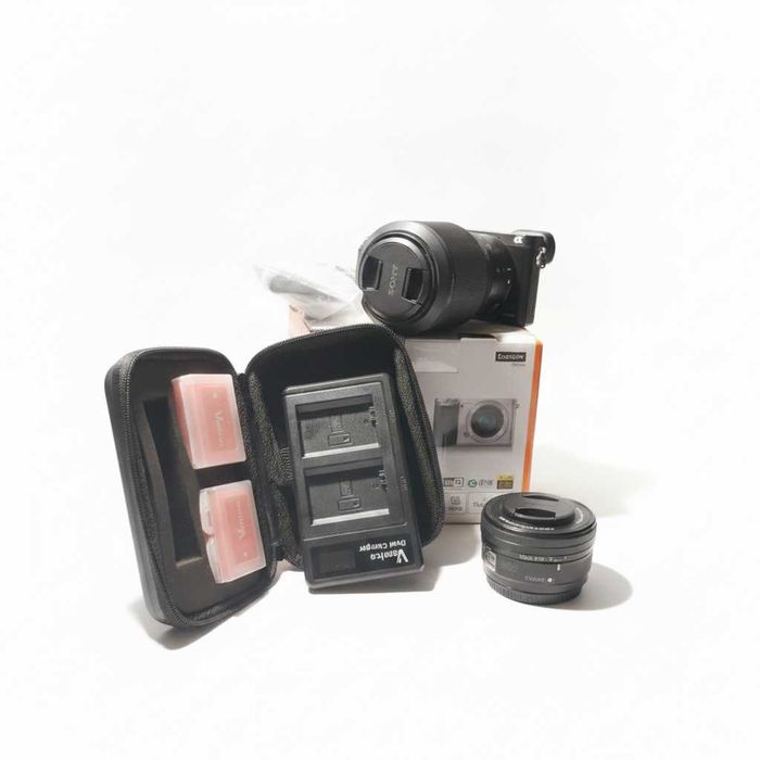 [GARANTIA] Sony a6000 Como Nova + 2 Lentes + Baterias Extra
