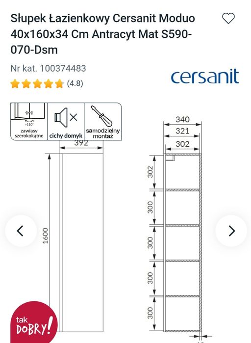 Sprzedam okazyjnie nowe szafki łazienkowe