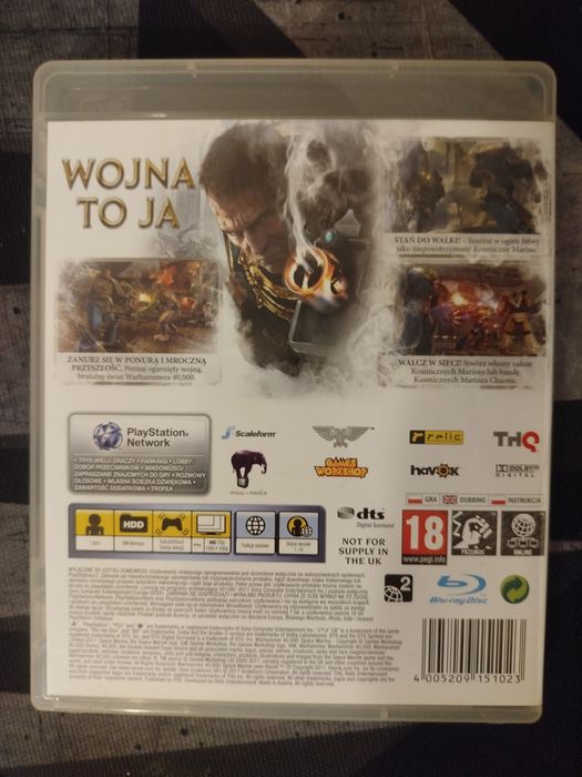 Space Marine Polska Wersja PS3