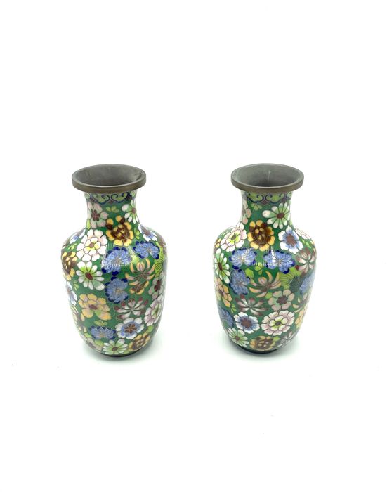 Jarras potes cloisonné
