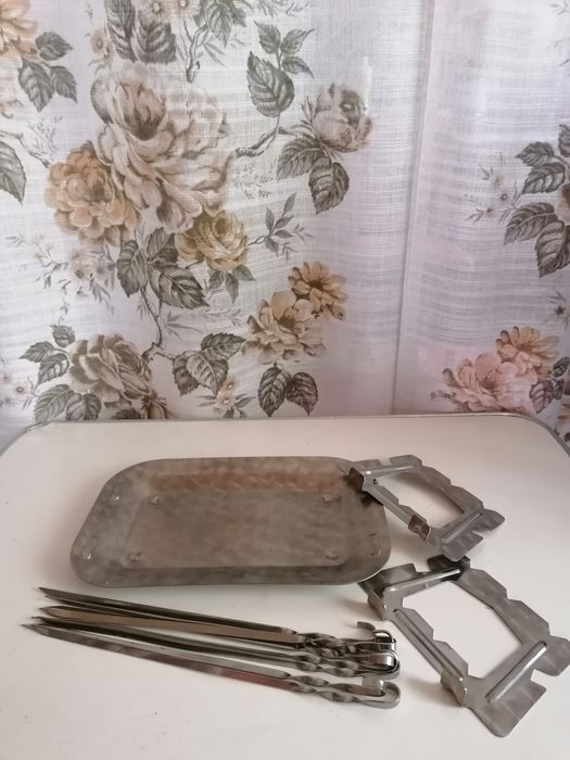 Шашлычница складная из нержавеющей стали