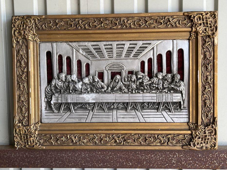 Tin Last Supper Painting