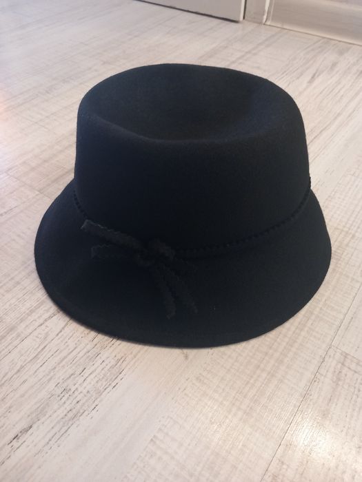 Kapelusz damski czarny