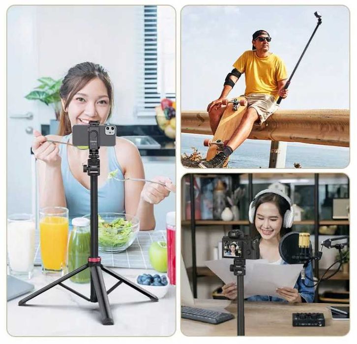 Statyw Stojak Studyjny Oświetleniowy 36,5-200cm Przenośny