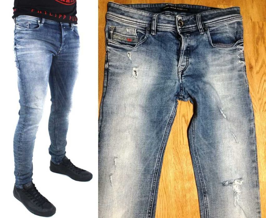 80/105 cm DIESEL SLEENKER W29 L32 W30 y2k dsquared slim rurki skinny