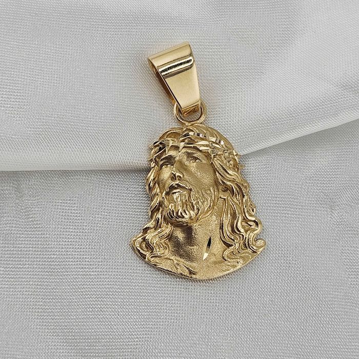 Złota zawieszka JEZUS CHRYSTUS 4,51g PR.585 14K dł. 3,3cm