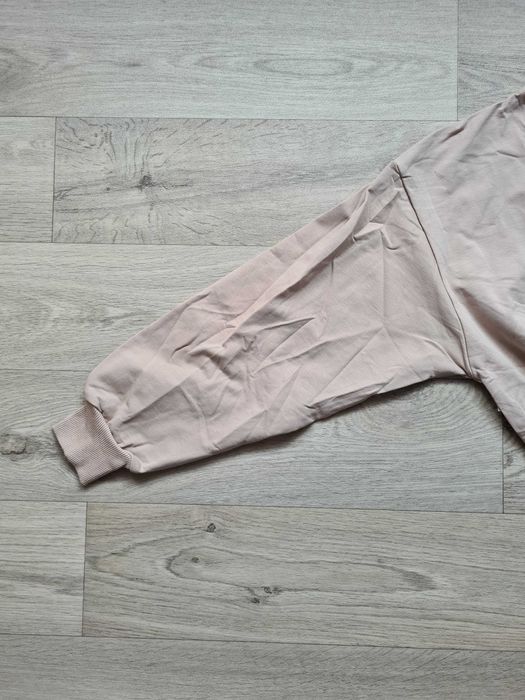 komplet dresowy, top, bluza, legginsy prążkowane w prążek, dres damski