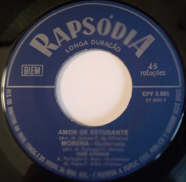 José Afonso	- - - - -		Balada do Outono	- - - - -	EP