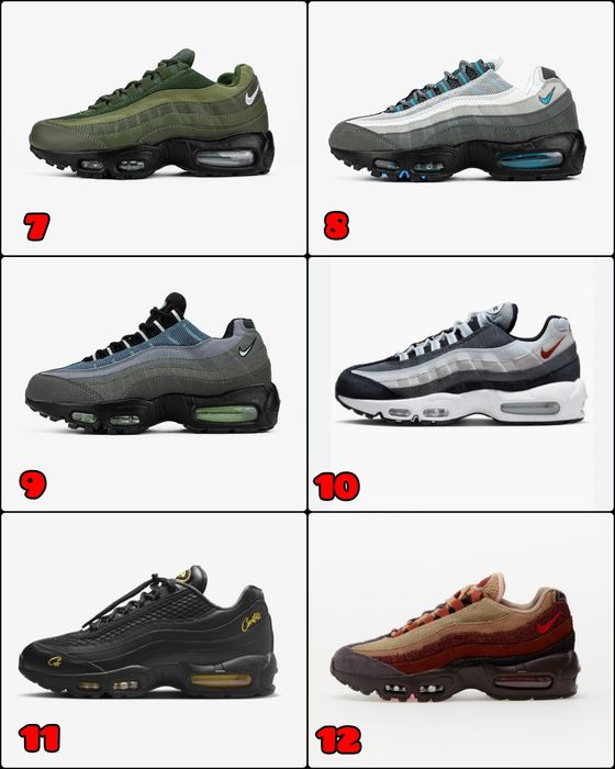 ВСІ КОЛЬОРИ‼️ Кросівки Nike Air Max 95 x Corteiz / 36-46, ПРЕМІУМ