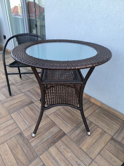 Stolik na taras balkon pod altanę