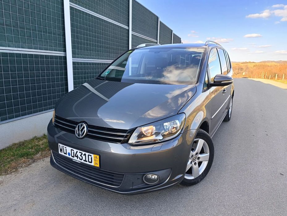 Volkswagen Touran HIGHLINE 2.0TDI 140PS 2010r. Bezwypadkowy Serwis ASO Z Niemiec