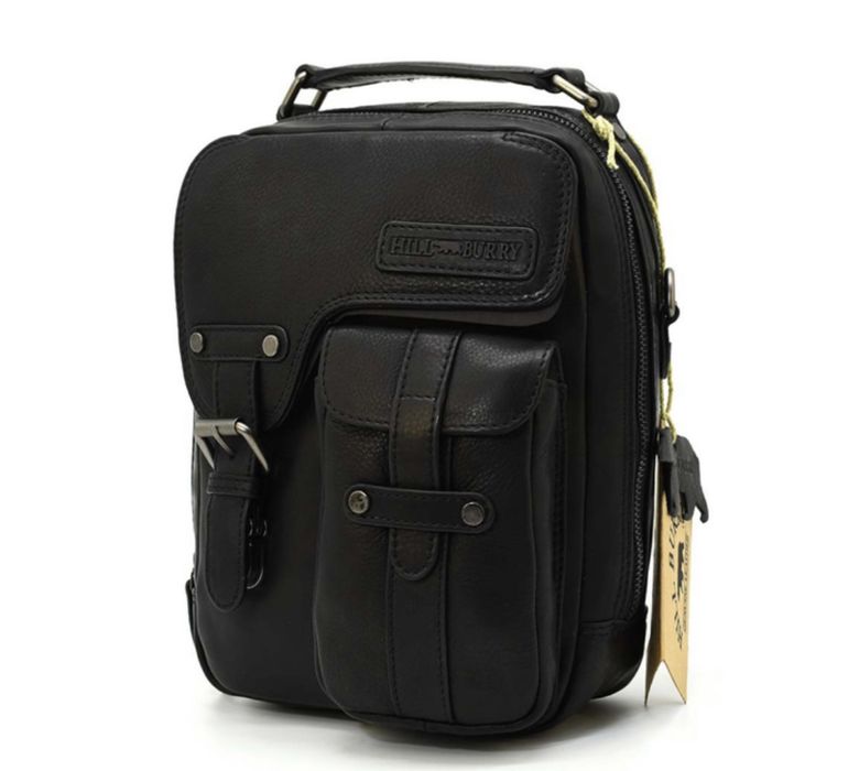 Hill Burry барсетка большая Мужская сумка с ручкой Сумка мужская кожа