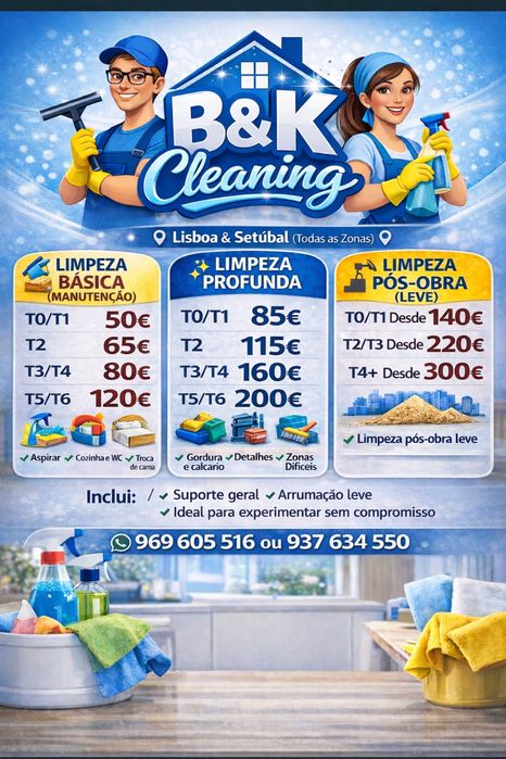 B&K Cleaning – Serviços de Limpeza Profissional