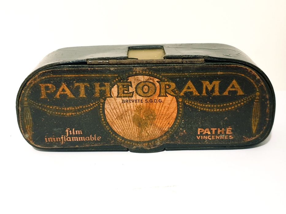 Antigo Patheorama visualizador de filmes em rolo