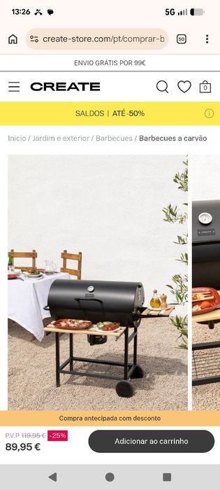 Grelhador/ barbecue Create
