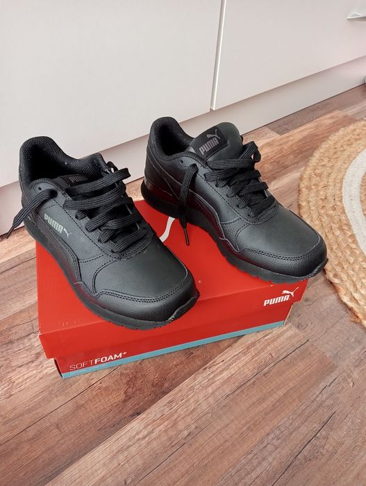 Czarne buty Puma St Runner V2 L Jr 36