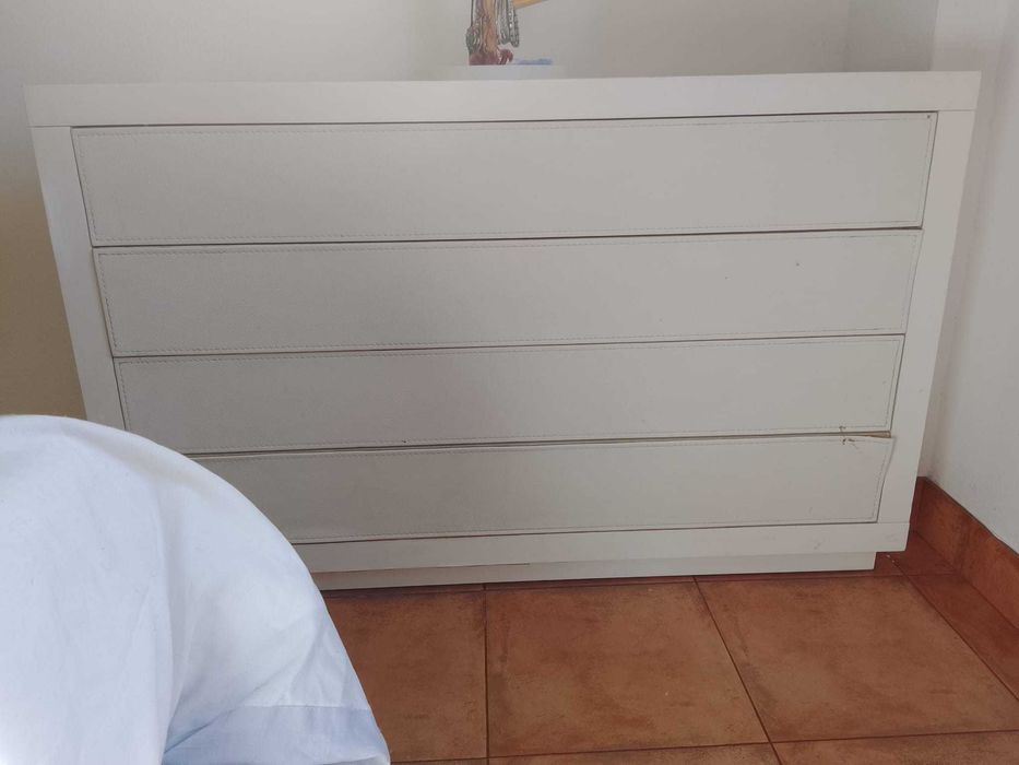 CONJUNTO-Panel Cabeceira de Cama + 2 Mesas cabeceira +2 Móveis