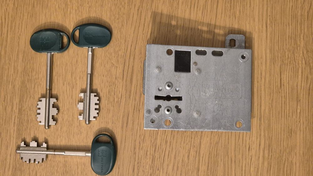 Canhão segredo para fechadura de porta Mottura