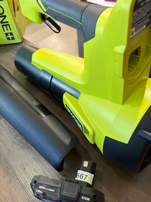 Dmuchawa akumulatorowa RYOBI PCLLB01K 18V 350 CFM 100 MPH + aku OUTLET