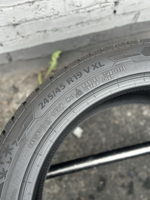 Топові шини‼️Barum Polaris5 102V XL 245/45 r19 6.8мм 2024рік‼️Зимові шини‼️