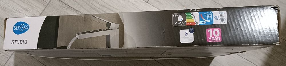 Bateria umywalkowa chrom 35 cm Studio Sensea