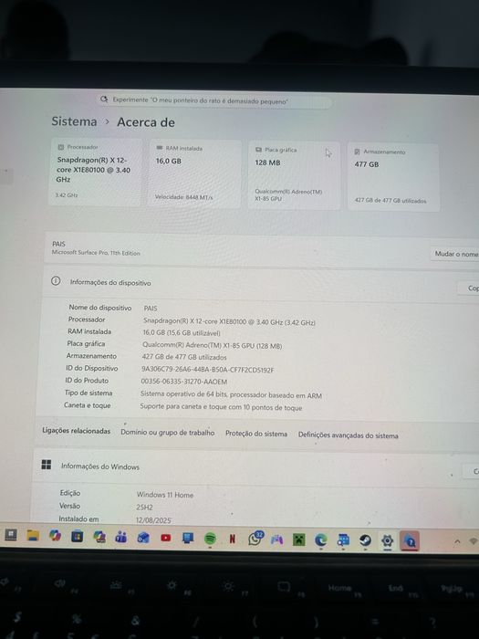Microsoft surface 13 pro