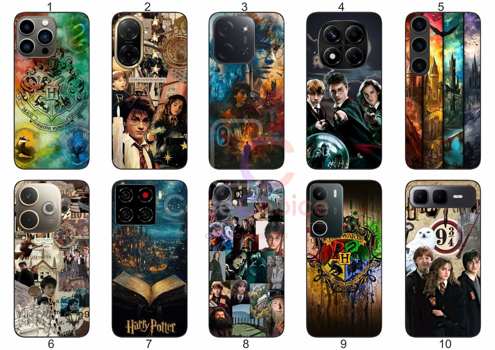 Силіконовий чохол Гаррі Поттер Harry Potter для Tecno Spark Go 2/Go 1 /40/40C/30 Pro/30/30C/10С/10 Pro /20C/Go 2024/Go 2023/Pova 6 Neo/Camon 40