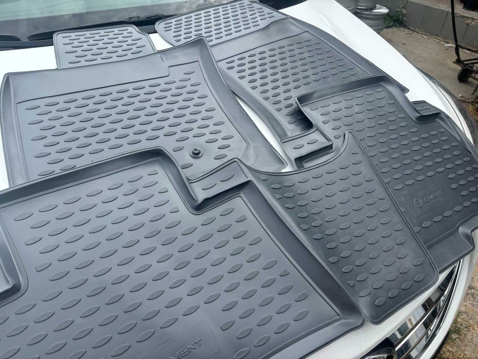 Новые ковры! TOYOTA PRADO-120 Оригинальные резиновые Коврики JAPAN