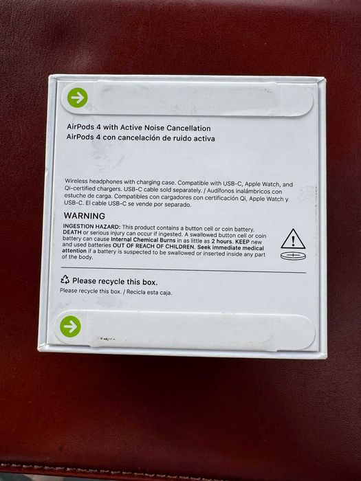 Apple AirPods 4 com Active Noise Cancellation | Selado de fábrica | Fatura de compra